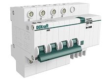 Дифференциальный автоматический выключатель ДИФ101 4 полюса, 32А, Тип AC, х-ка C, 300мА | код. 15046DEK | DEKraft 